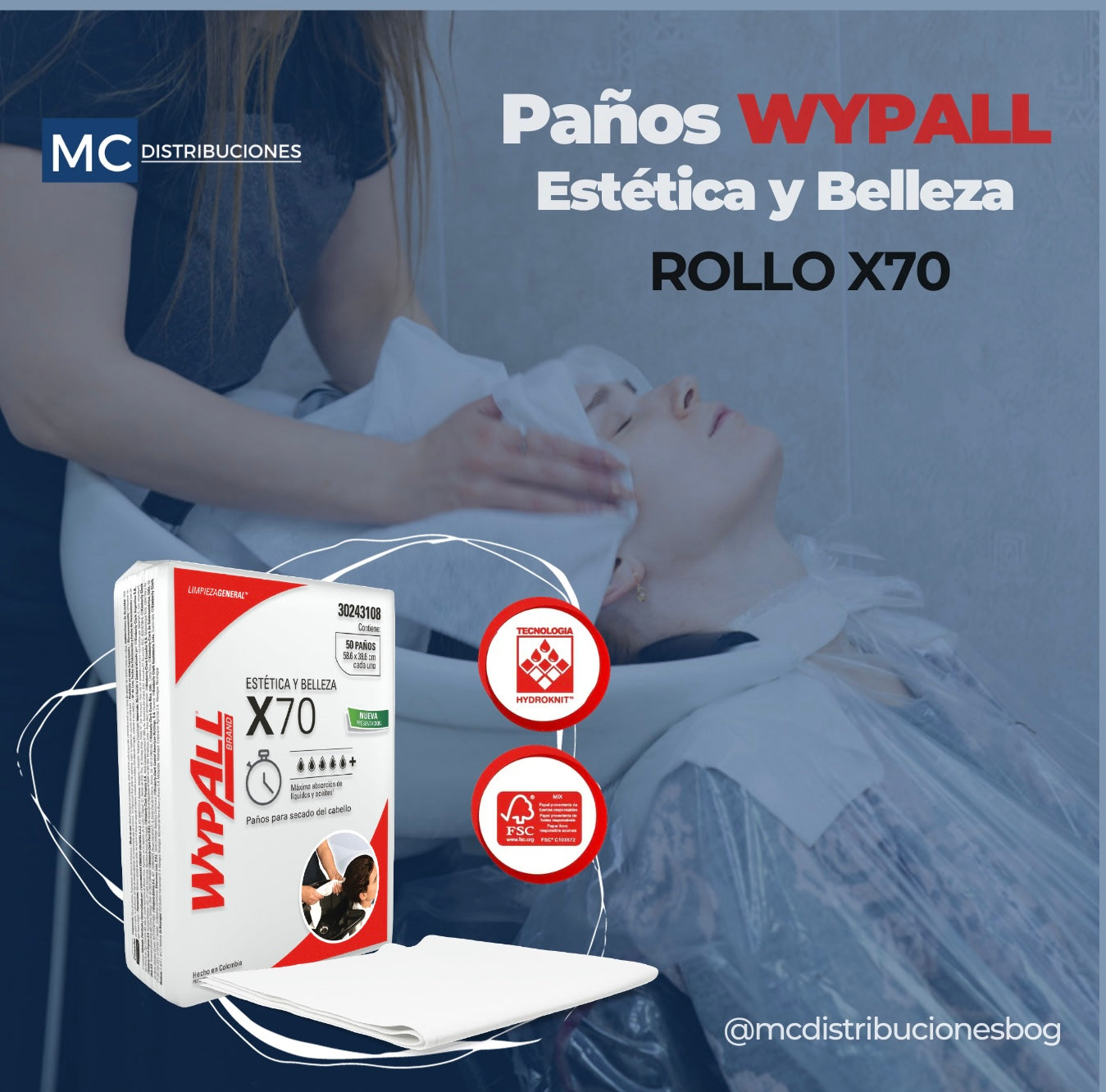 Toallas WYPALL - Manicure y Peluquería