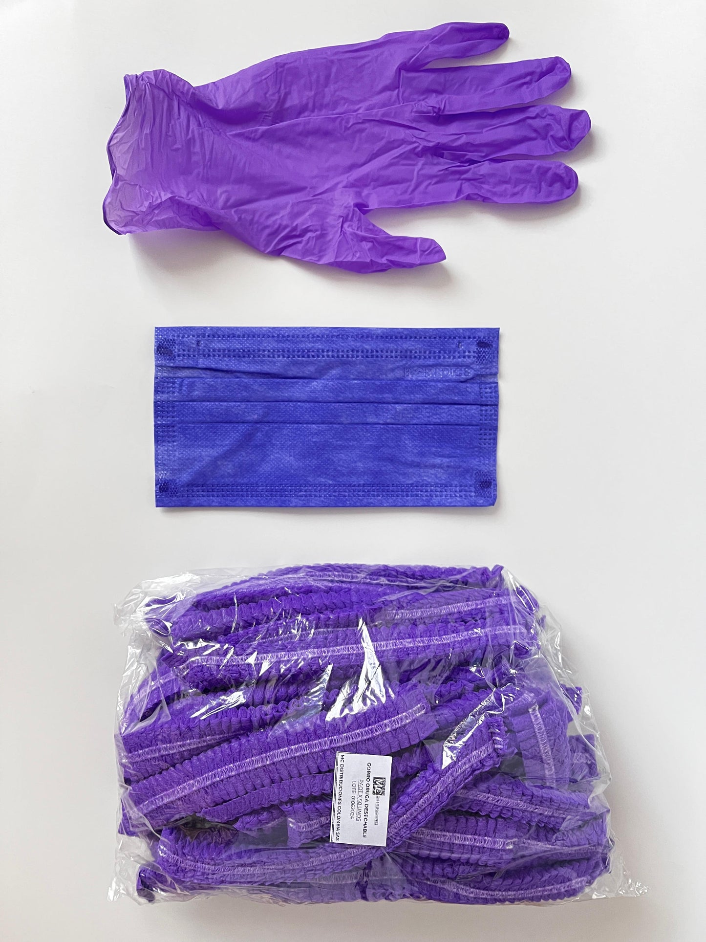 Combo Guante Gorro Tapabocas