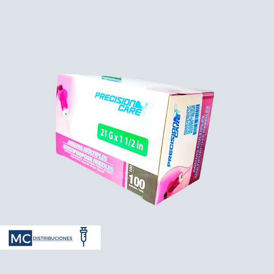 Aguja Múltiple Vacutainer x100