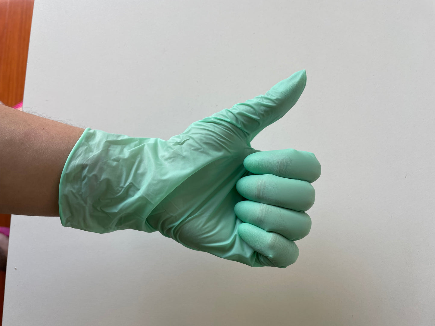 Guantes de Nitrilo Verde Manzana