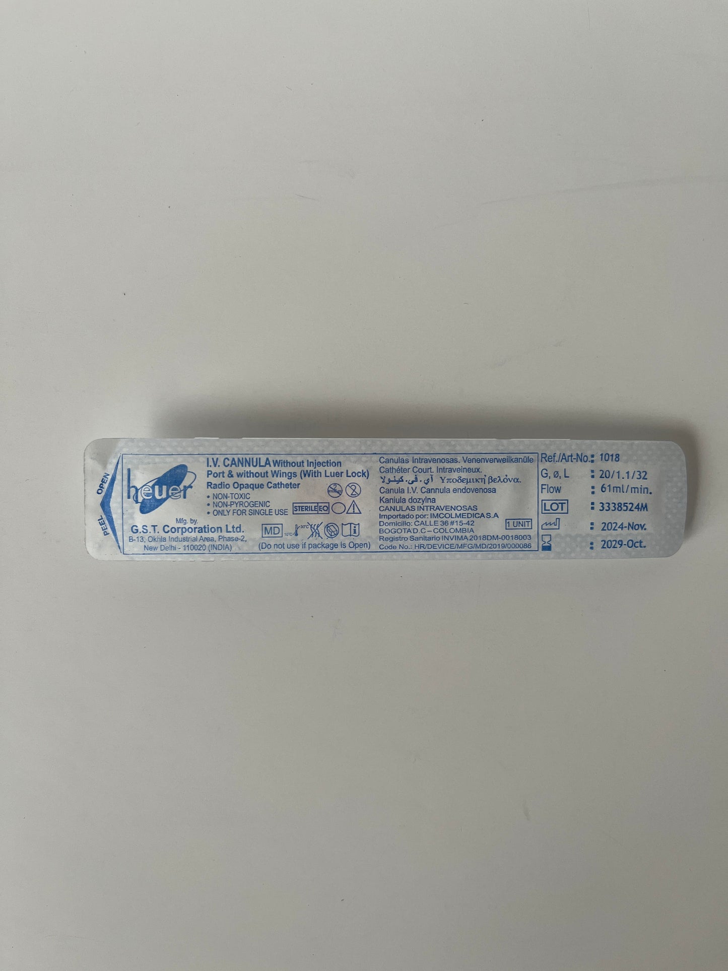 Catéter Intravenoso