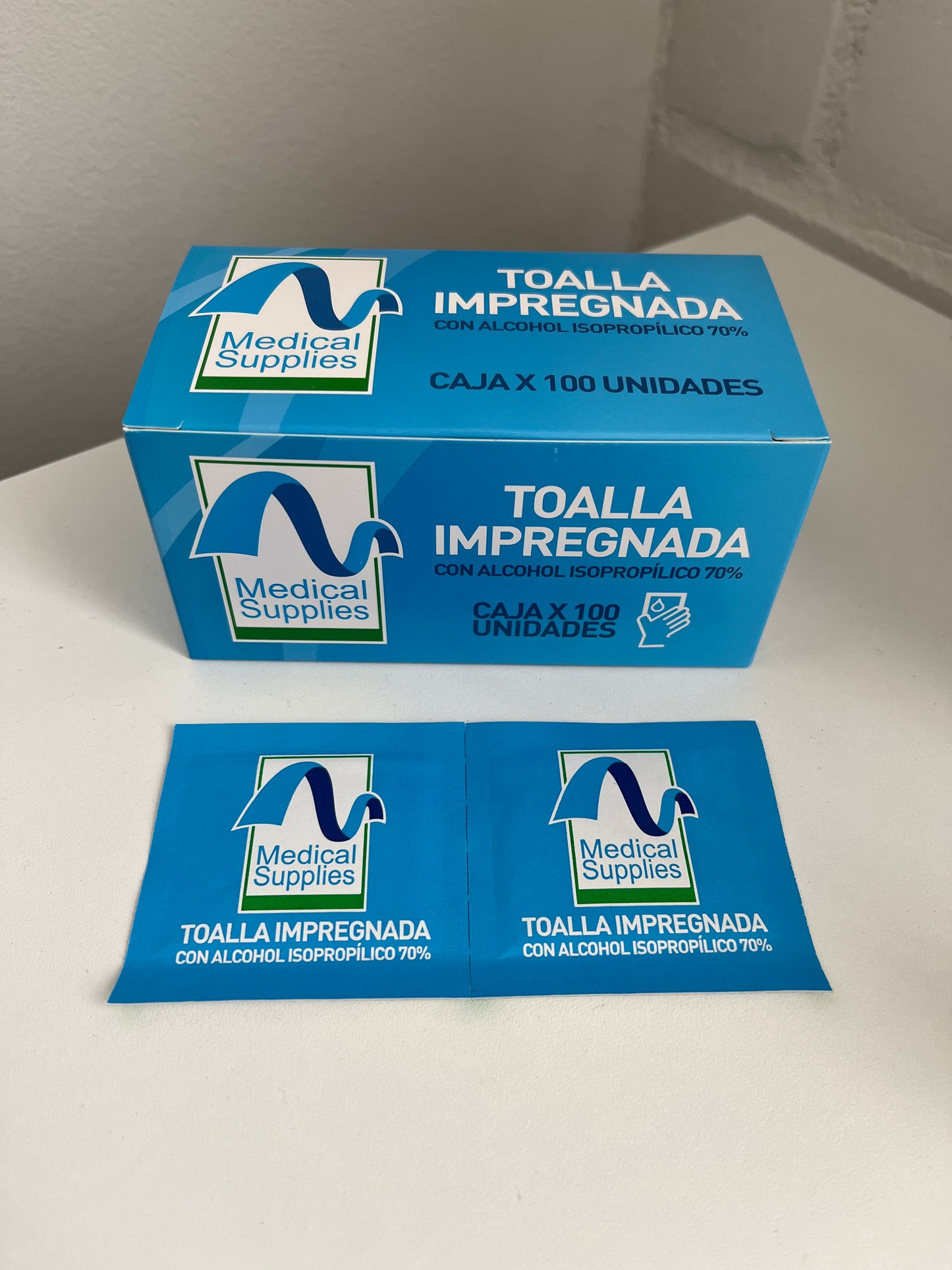 Toalla Impregnada con Alcohol