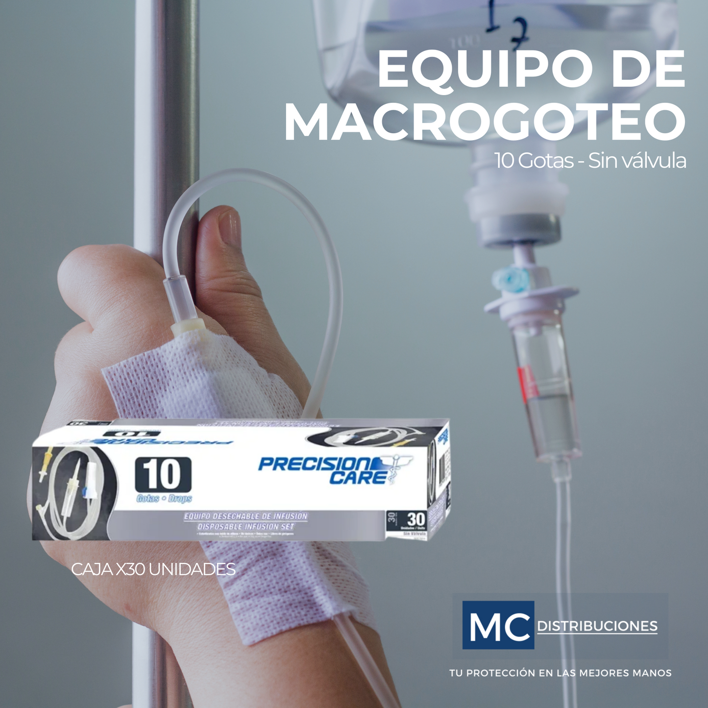 Equipo de Macrogoteo Sin Válvula