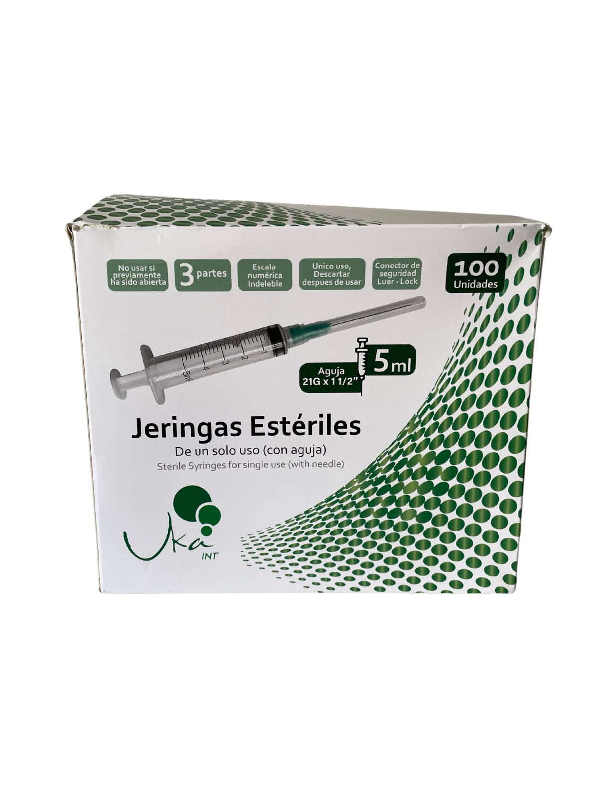 Jeringas Estériles Hipodermicas