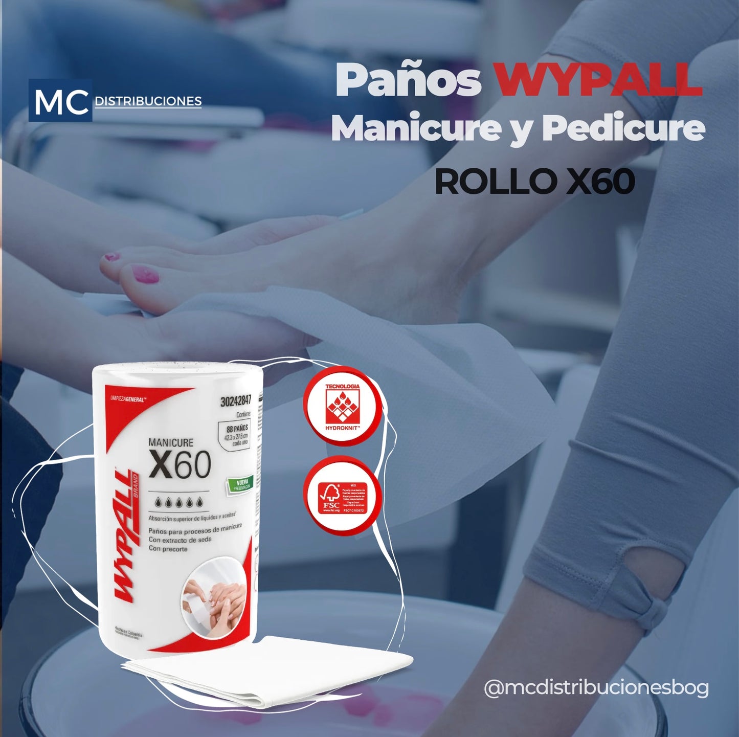 Toallas WYPALL - Manicure y Peluquería