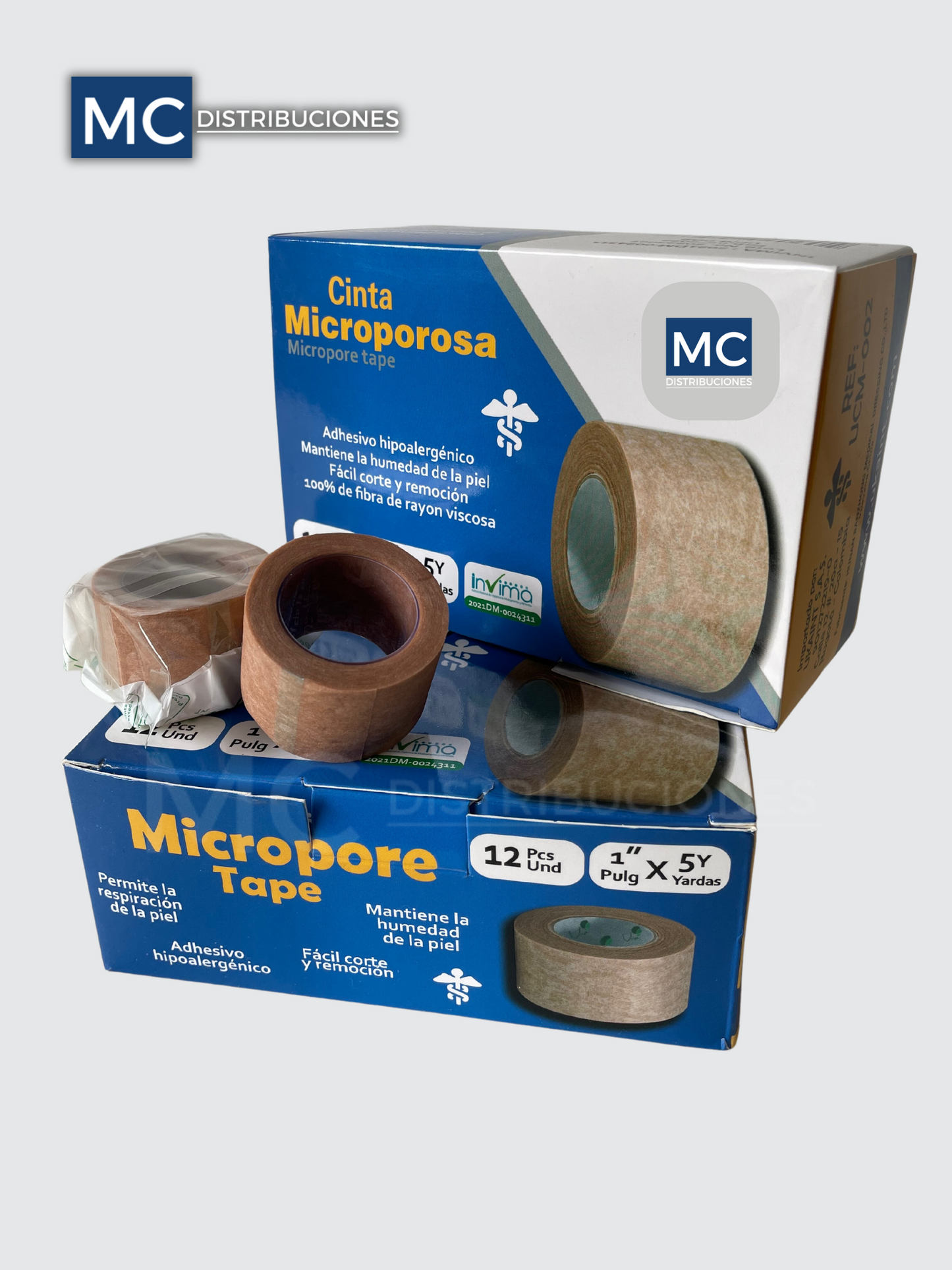Cinta Microporosa Color Piel