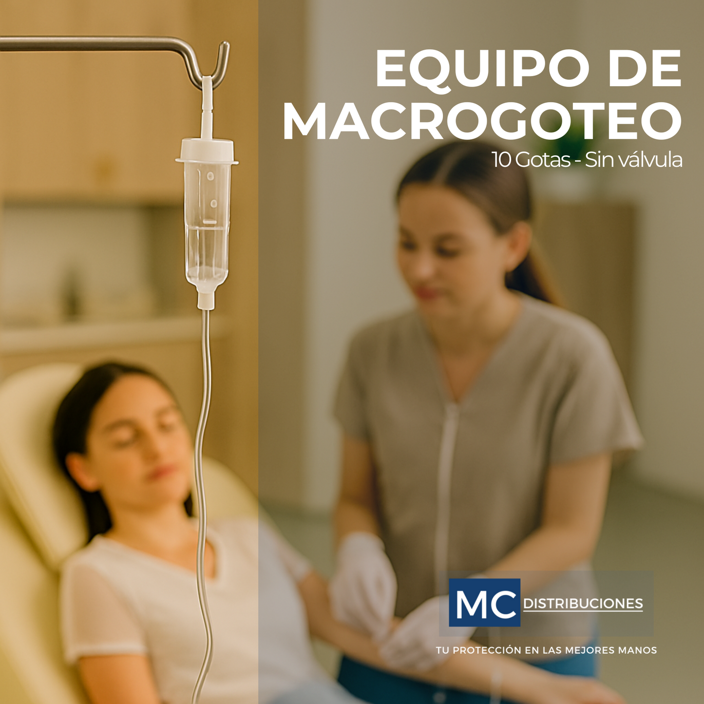 Equipo de Macrogoteo Sin Válvula