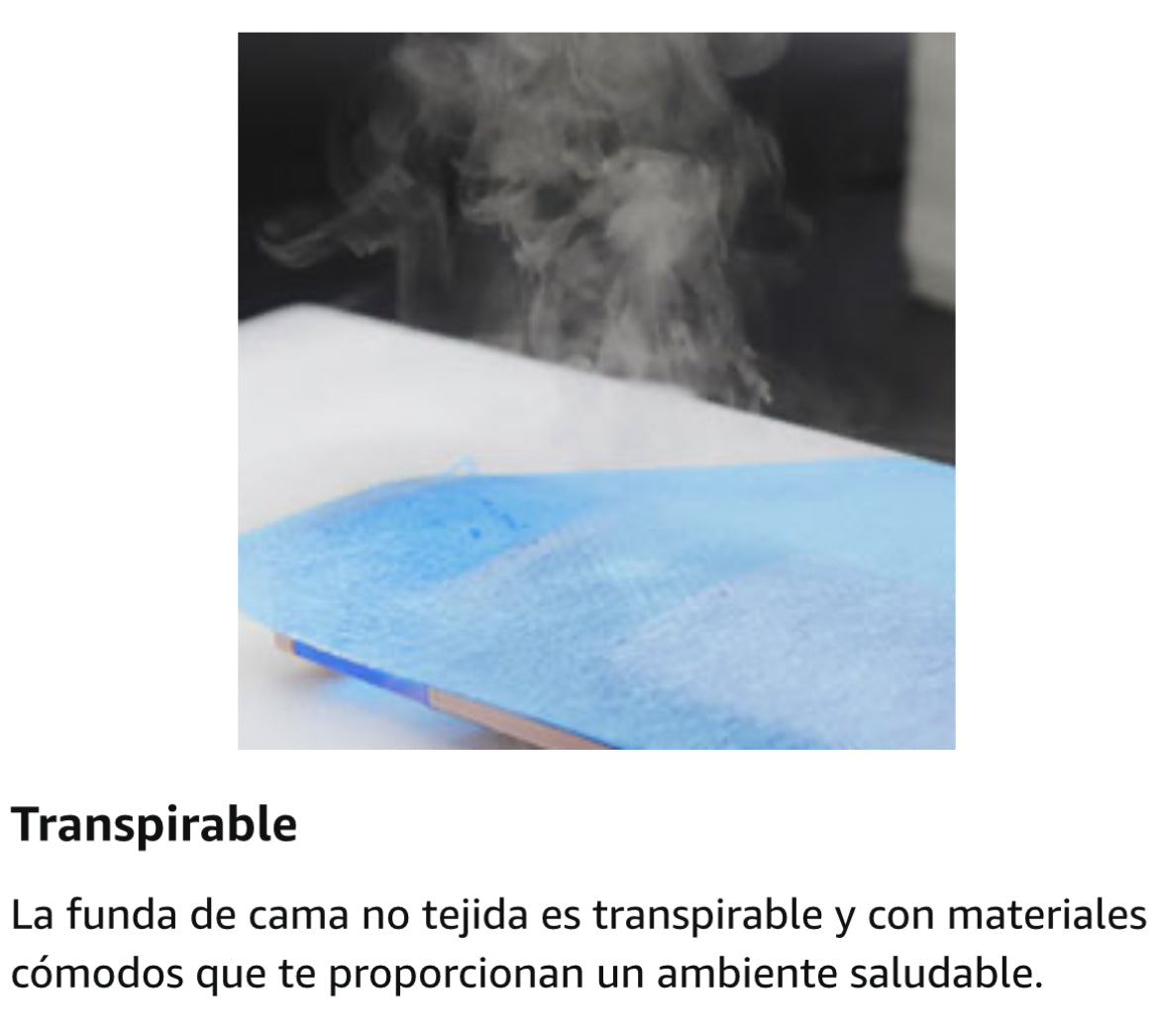Sobre sabana azul desechable paquete x 10 unds