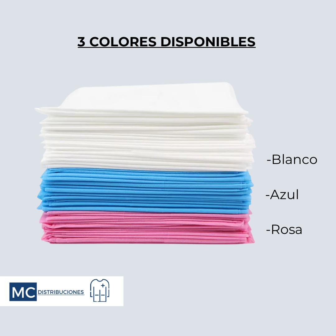 Sobre sabana azul desechable paquete x 10 unds