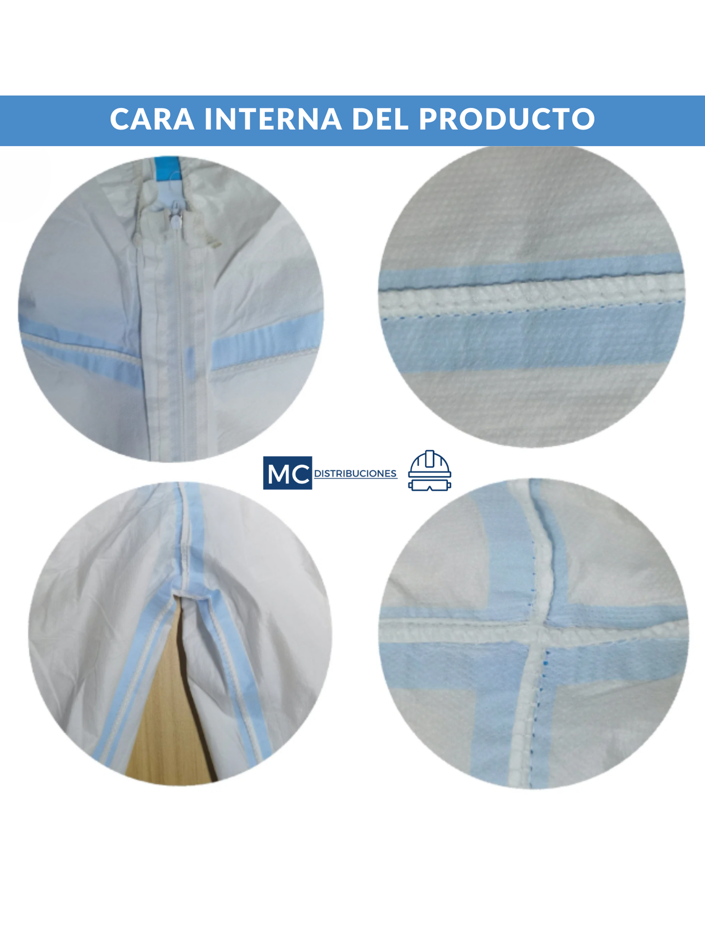 Traje Tyvek Antifluidos Desechable