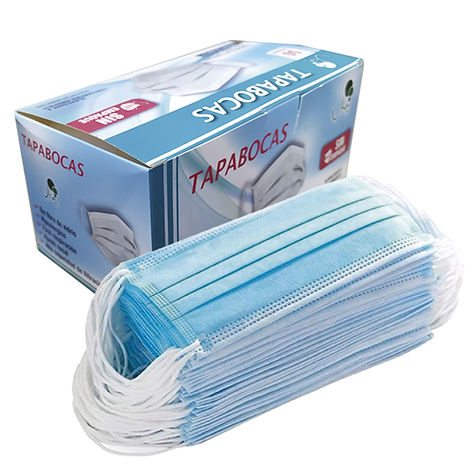 Tapabocas Mascarilla Termosellado Caja x 50 unidades