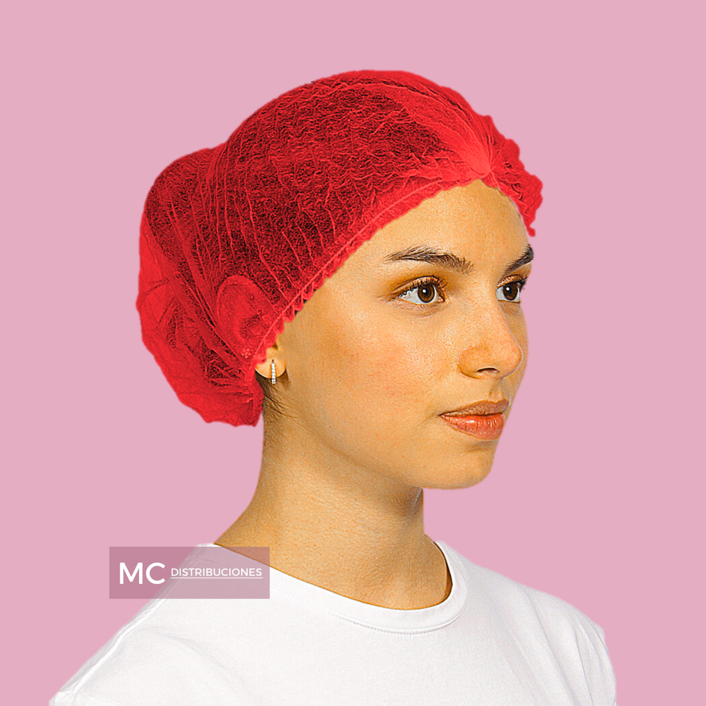 Gorro Oruga / Cofias Desechable x100 Unds