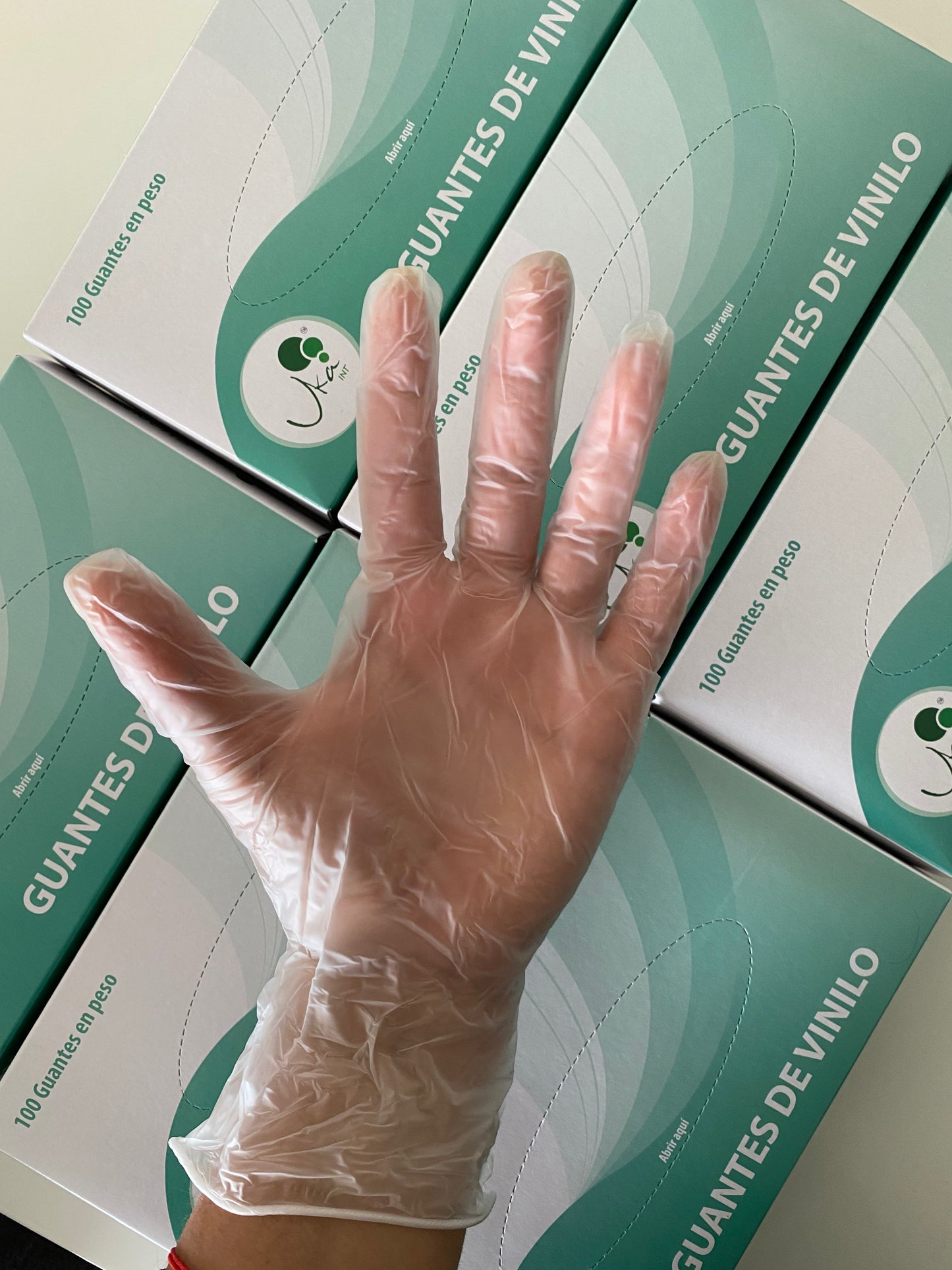 Guantes De Vinilo Caja x100 Unds