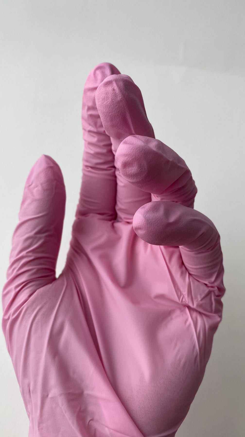 Guantes de Nitrilo Rosado Caja x100 Unds