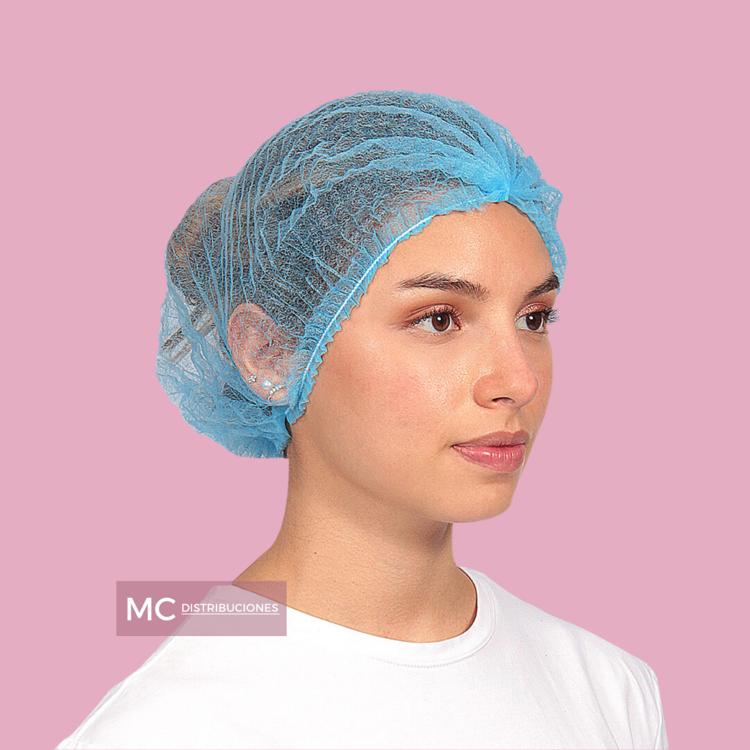 Gorro Oruga / Cofias Desechable x100 Unds