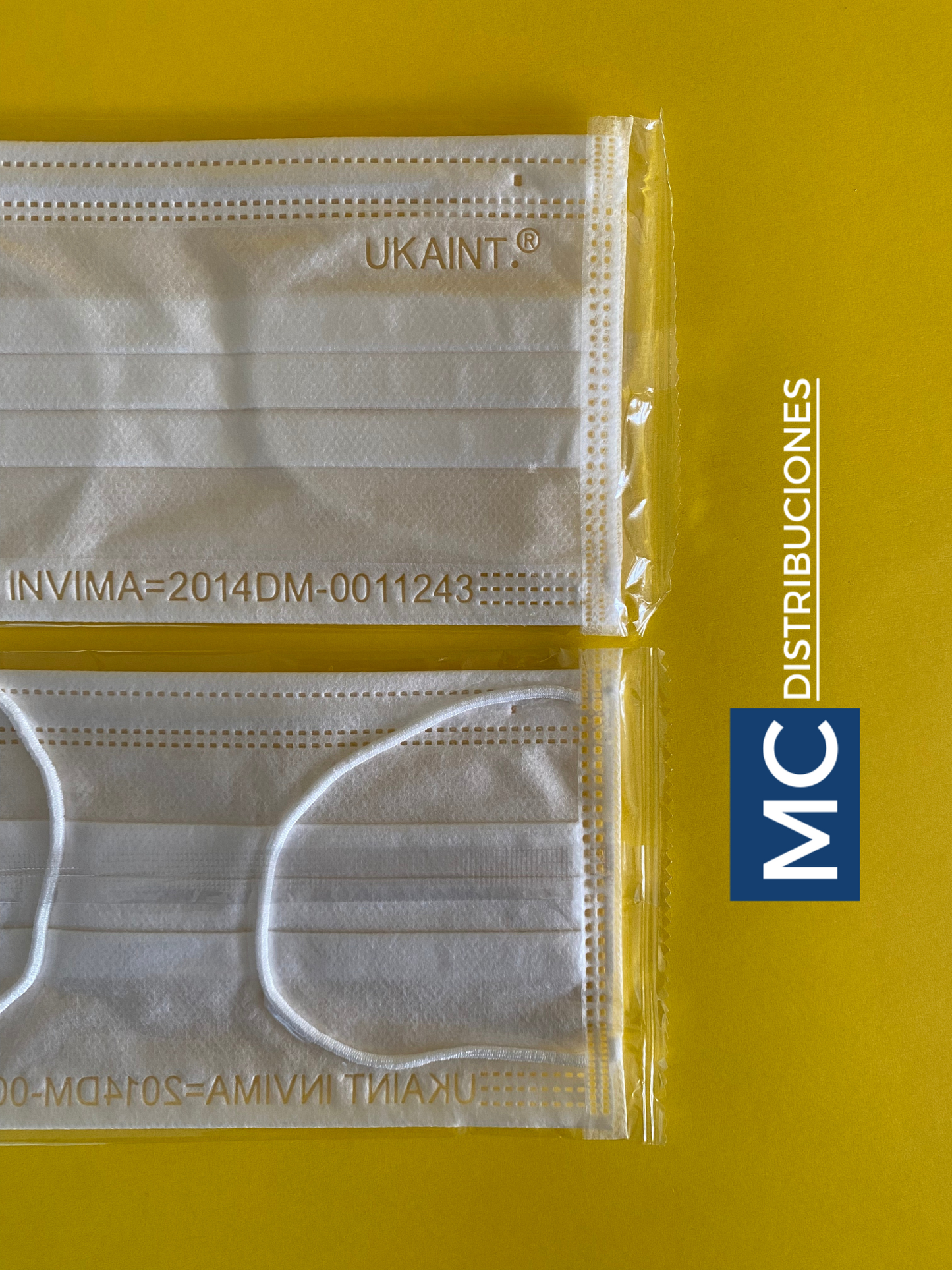 Tapabocas Mascarilla Termosellado Caja x 50 unidades