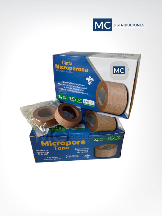 Cinta Microporosa Color Piel