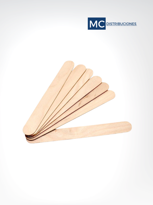 Baja Lenguas De Madera x 100 unds