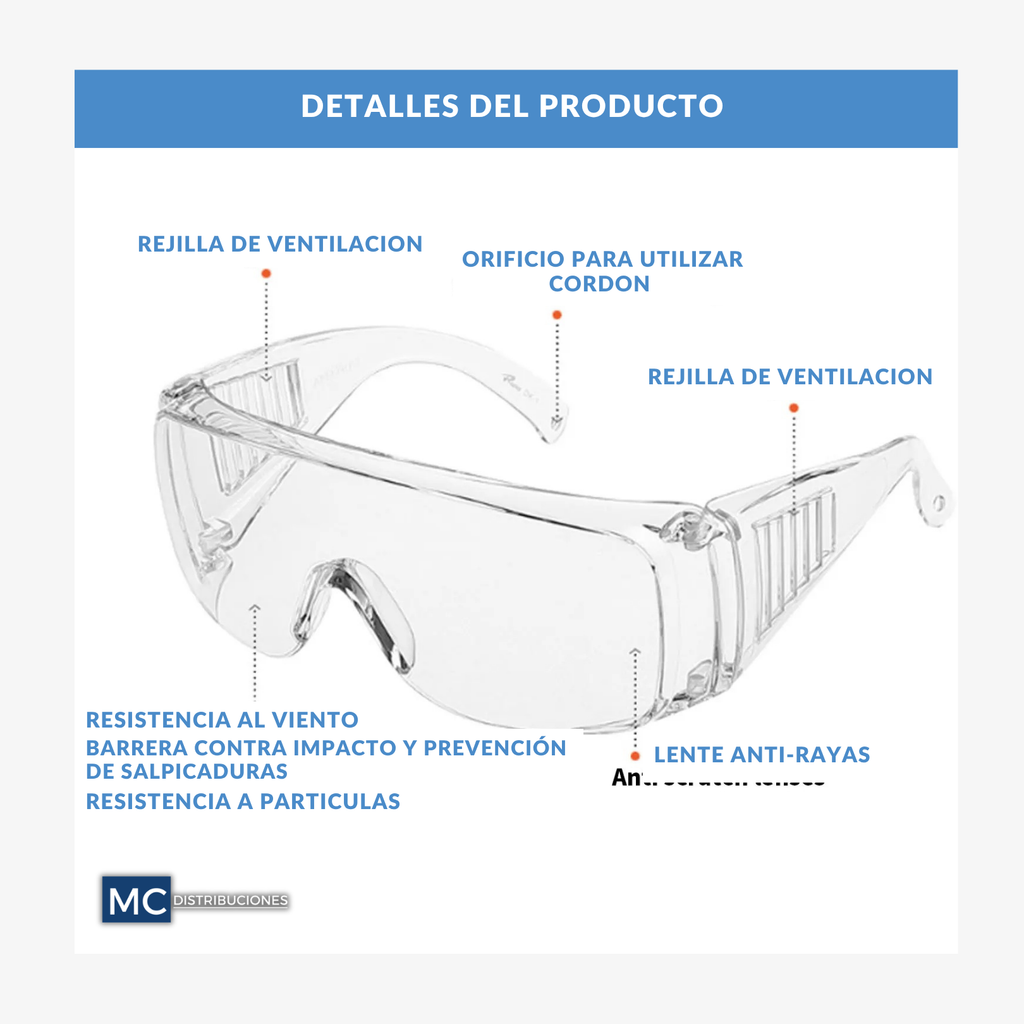 Gafas de Seguridad Transparente Northon