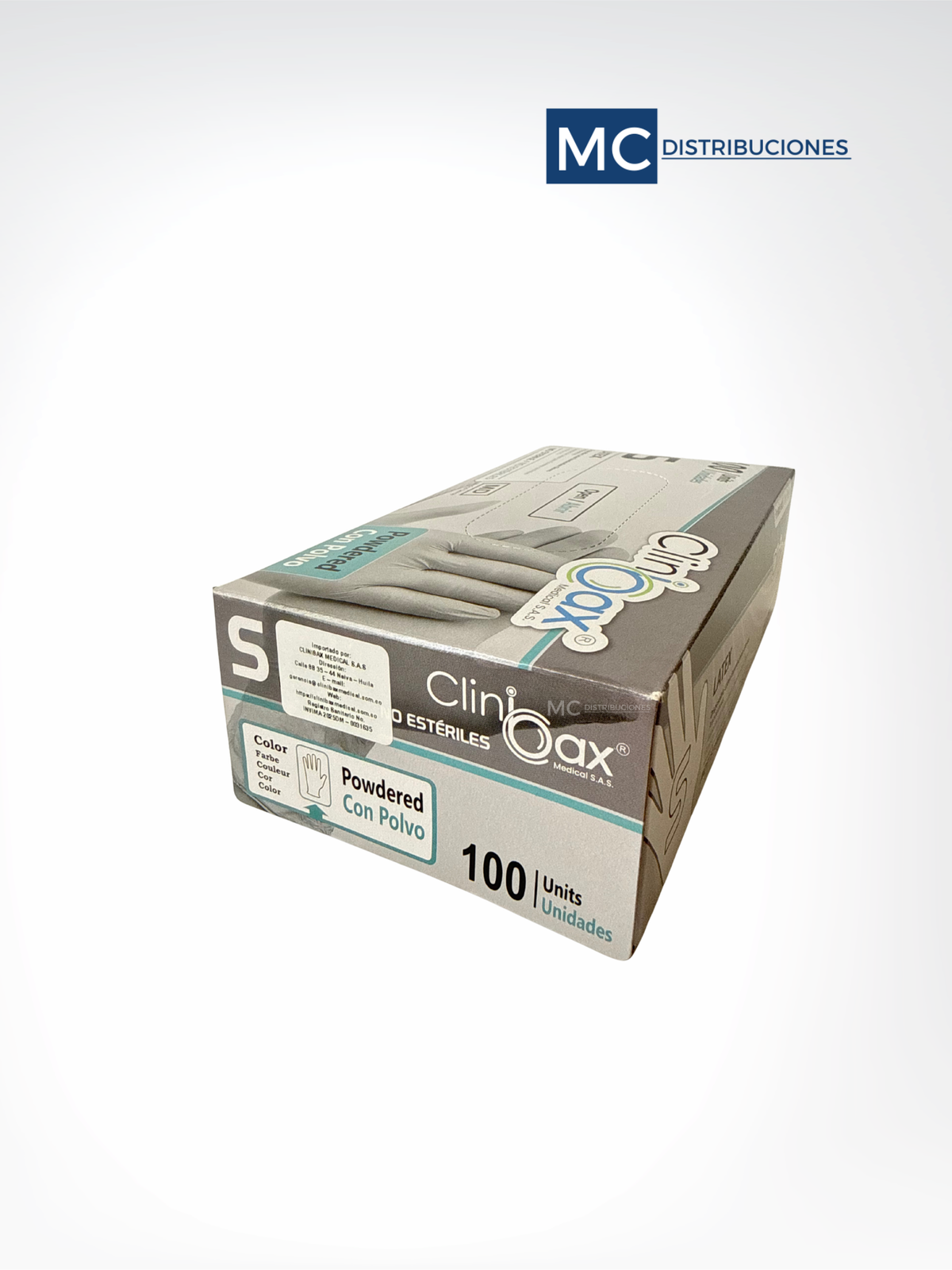 Guantes De Látex Con Polvo Caja x100 Unds