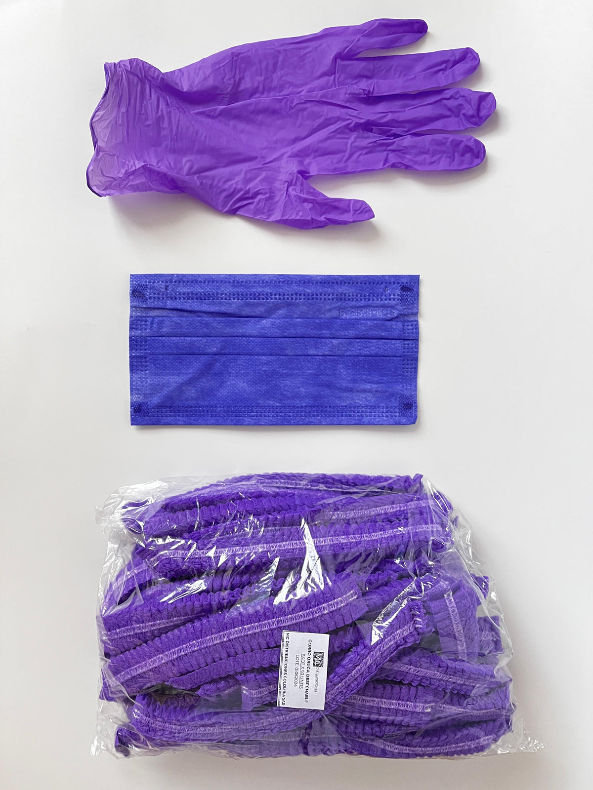 Combo Guante Gorro Tapabocas