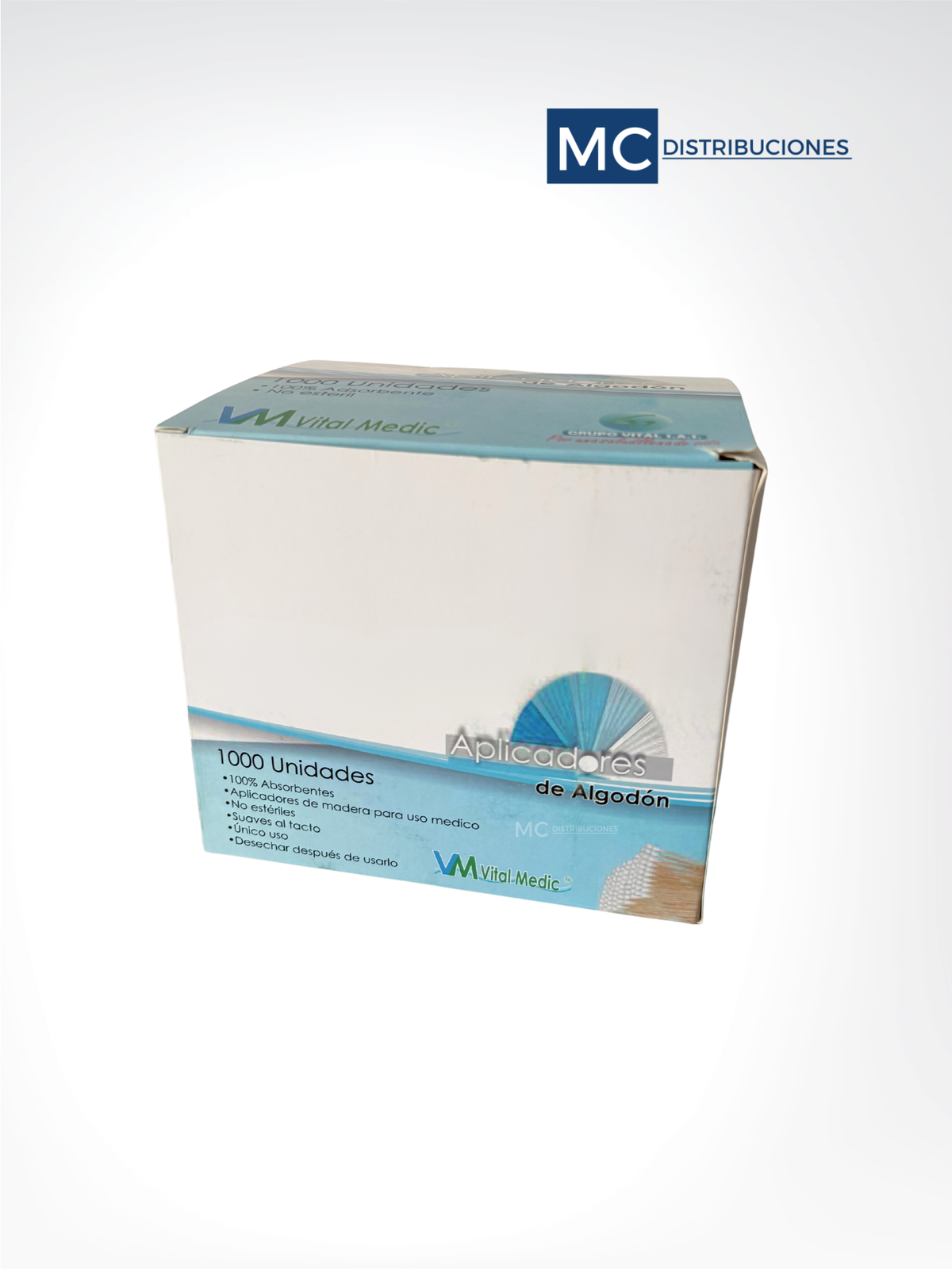 Aplicadores De Madera Con Algodón