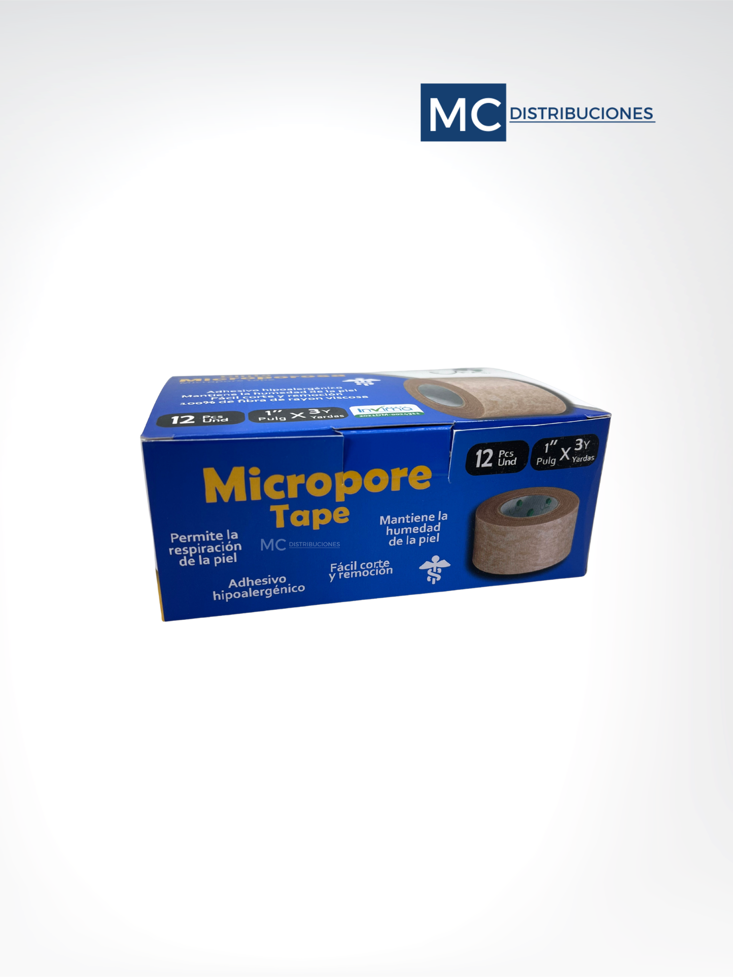 Cinta Microporosa Color Piel