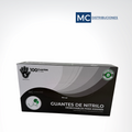 Guantes de Nitrilo negro calibre 8 x 100 unds