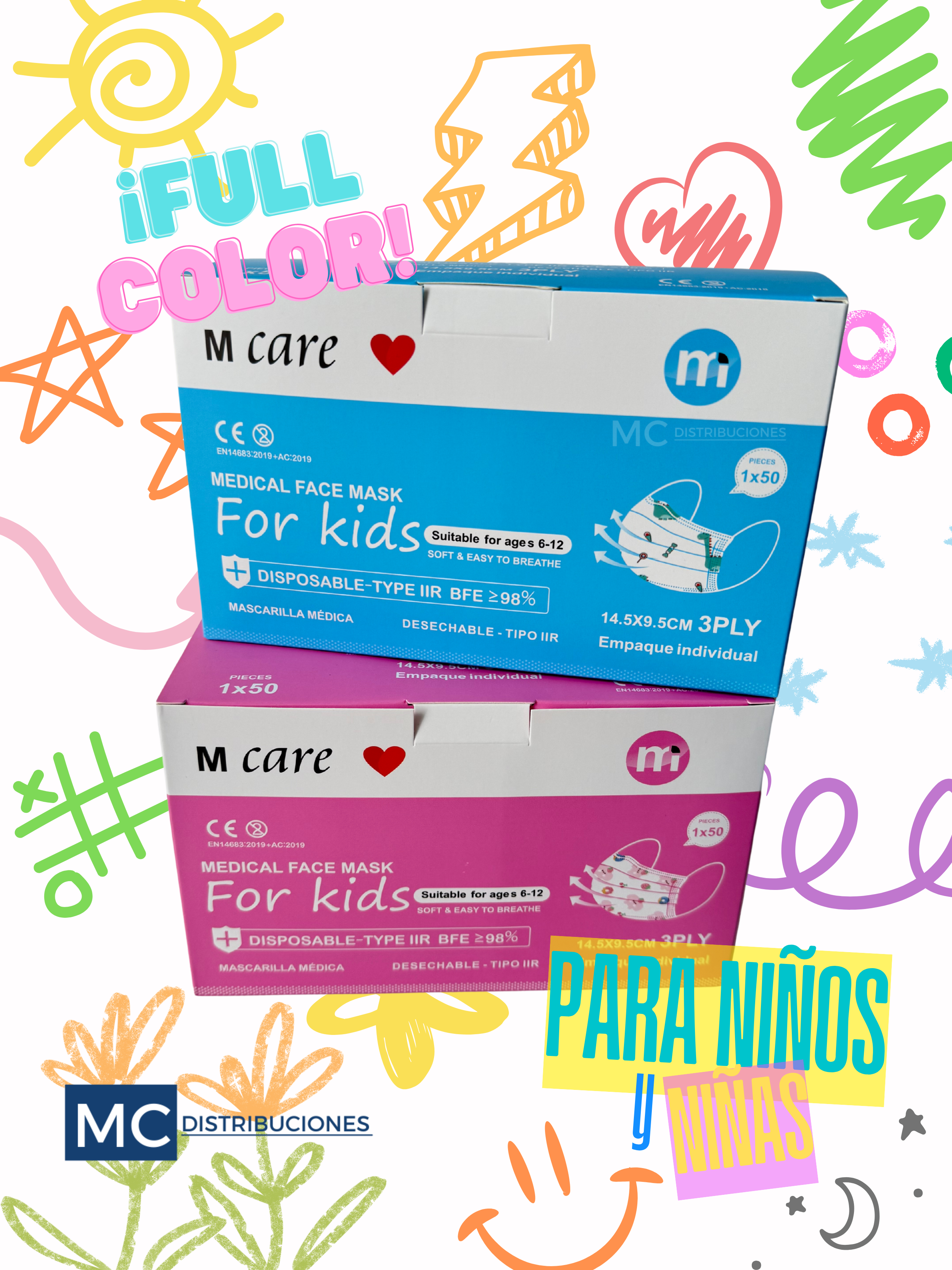 Tapabocas Pediátrico