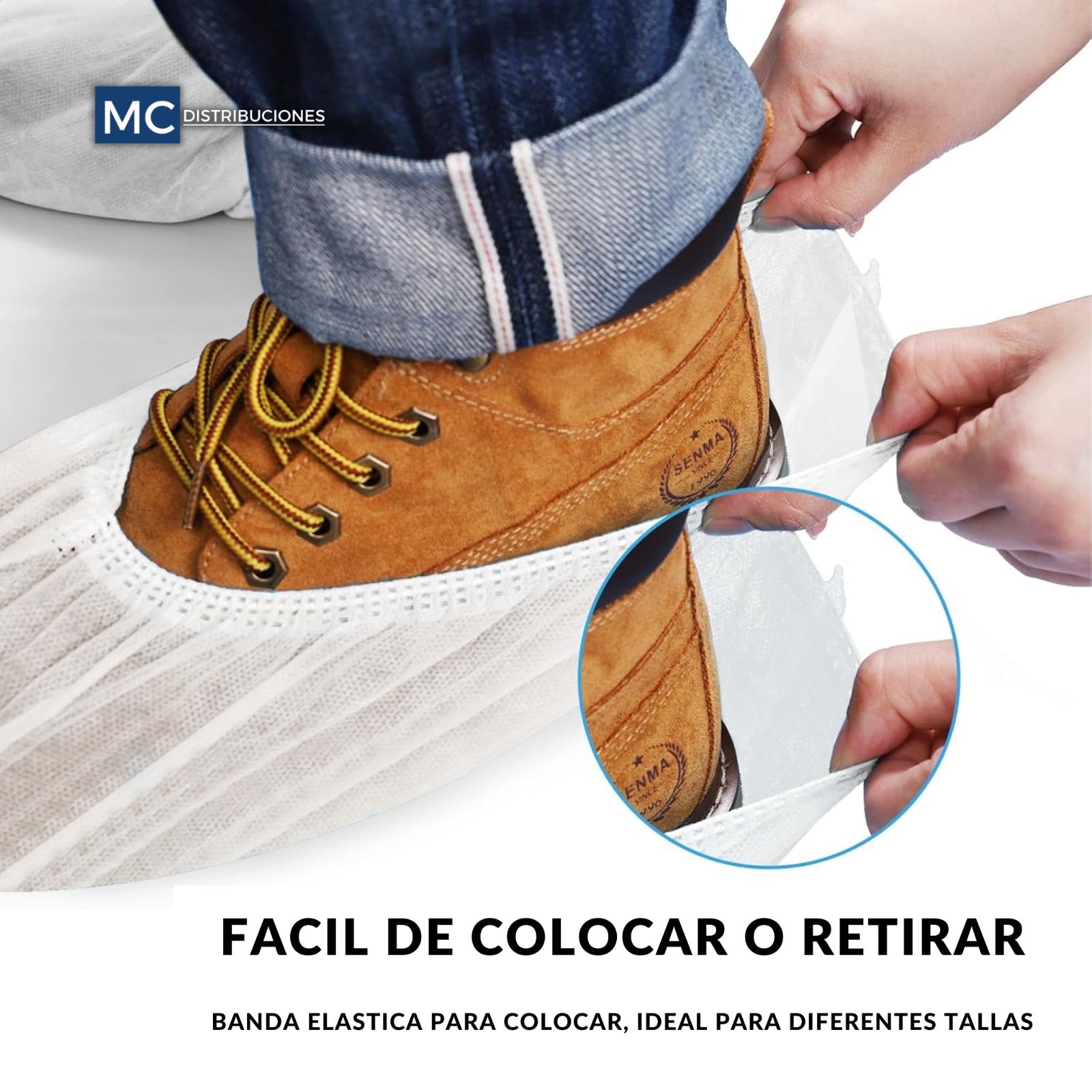 Polainas Antideslizantes Desechables x50 Pares