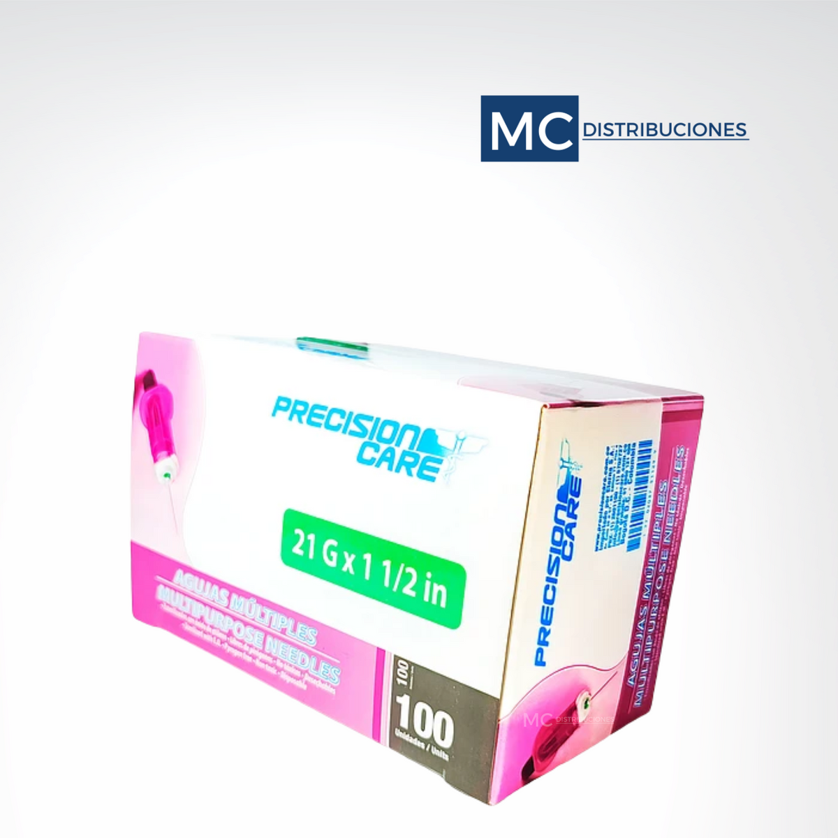 Aguja Múltiple Vacutainer x100