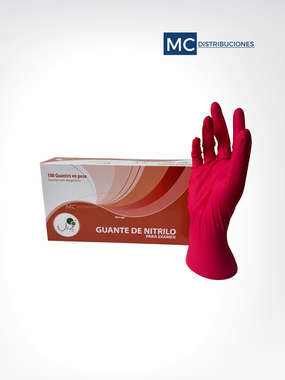Guantes de Nitrilo Fucsia