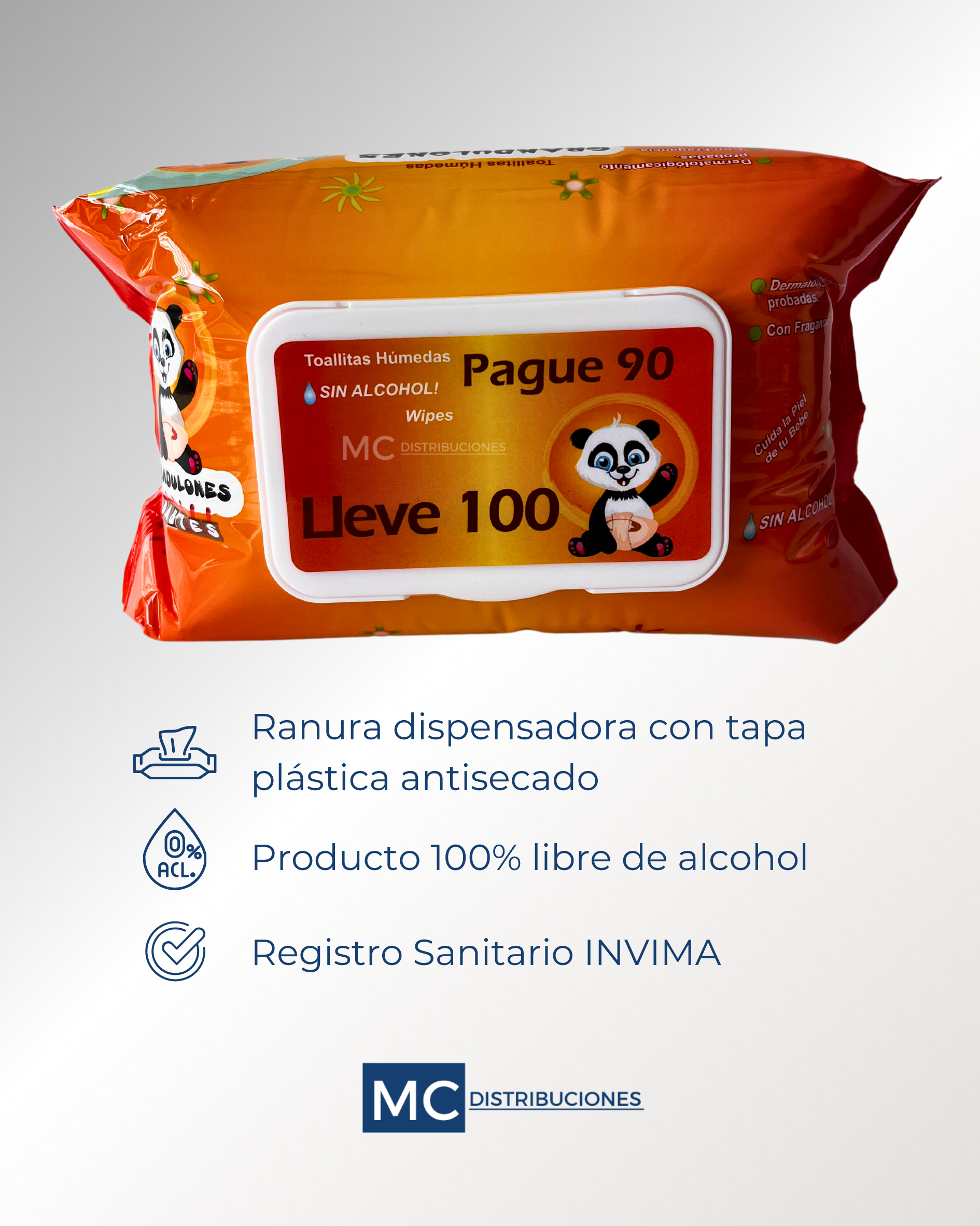 Toallita Húmeda x100
