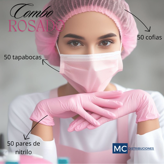 Combo Guante Gorro Tapabocas