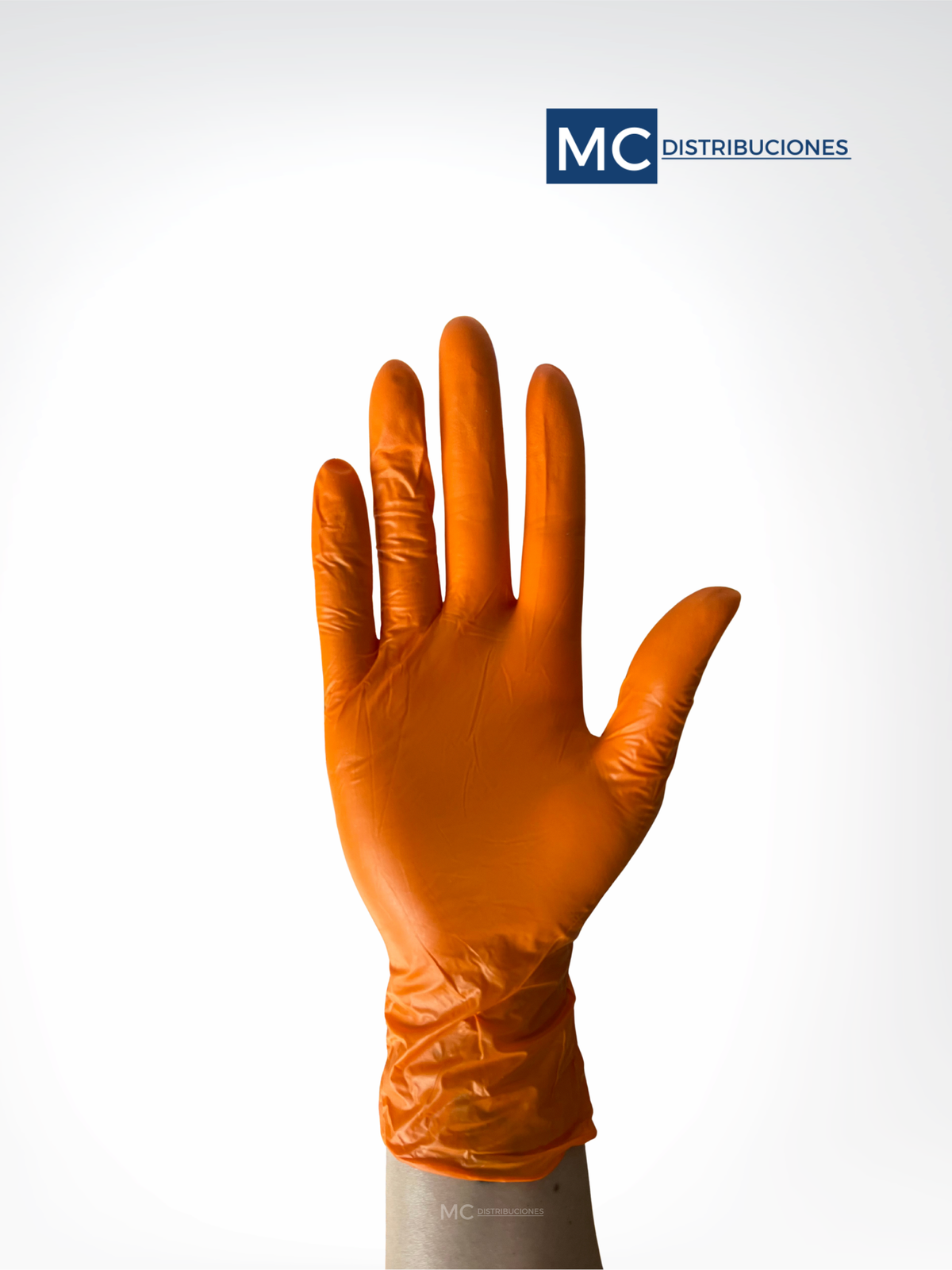 Guantes de Nitrilo Naranja