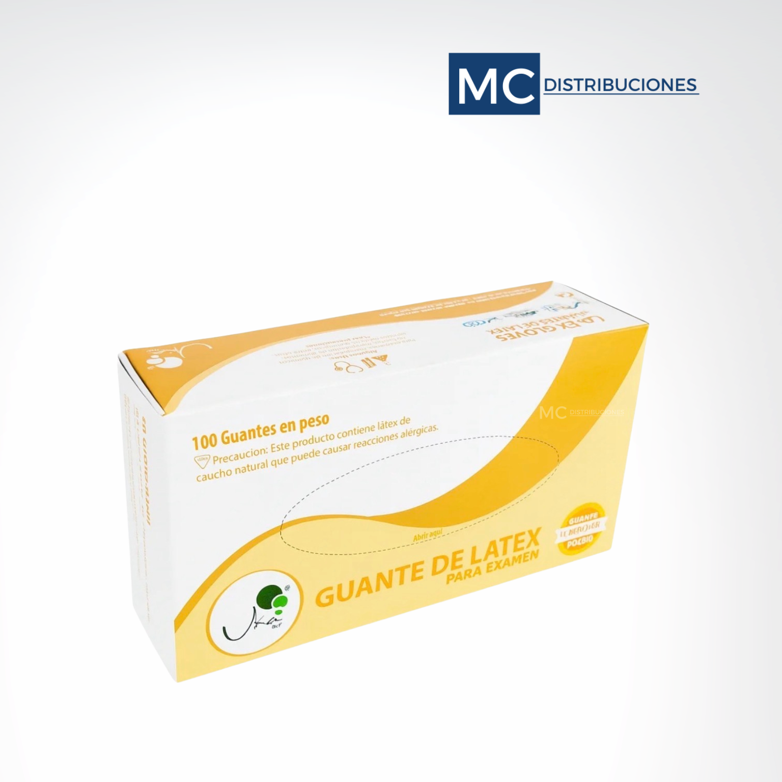 Guantes De Látex Examen Sin Polvo