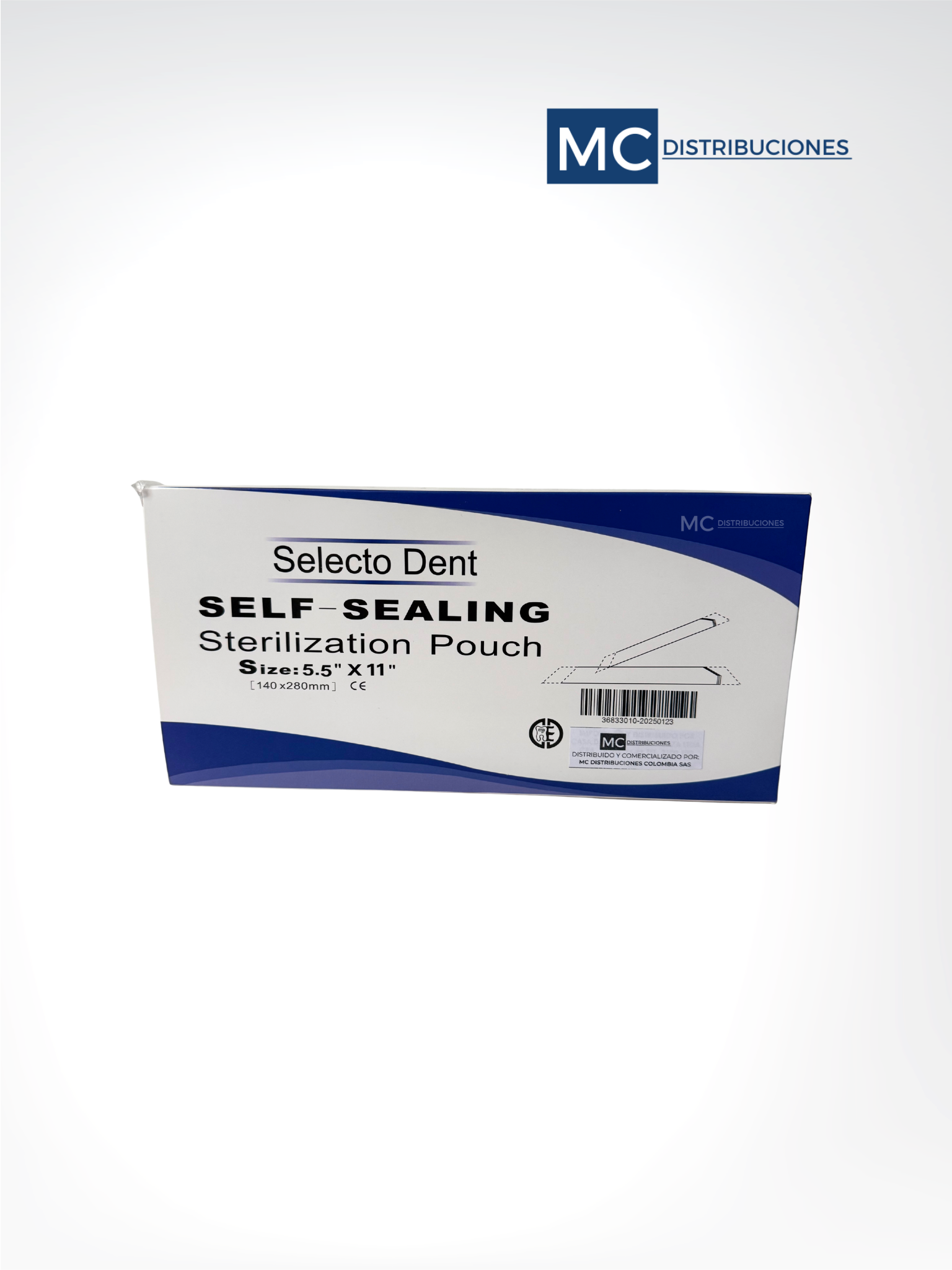 Bolsa para Esterilizar x200 Unds Autosellado