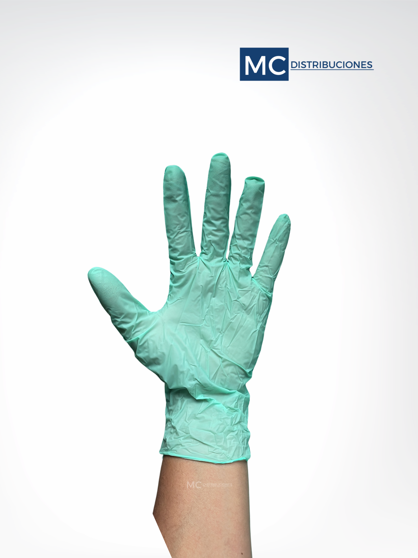 Guantes de Nitrilo Verde Manzana