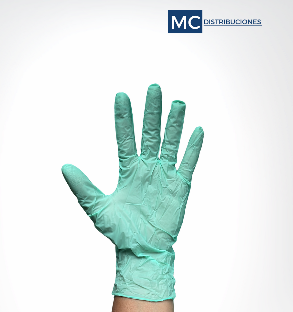 Guantes de Nitrilo Verde Manzana