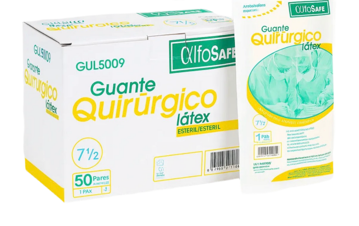 Guante Estéril Caja x50 pares