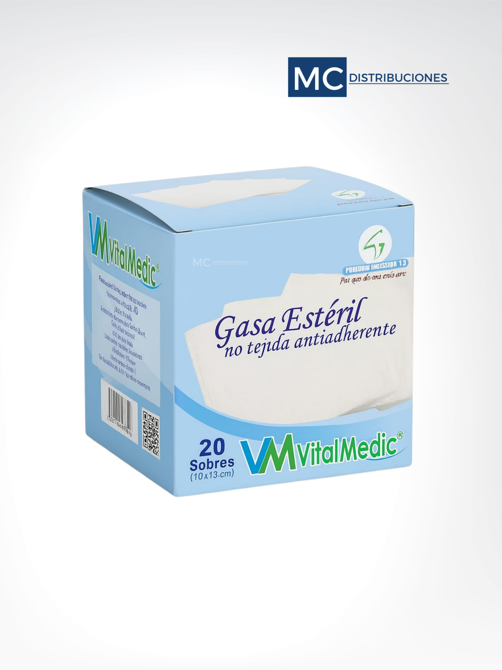 Gasa Estéril 7.5cm x 7.5cm