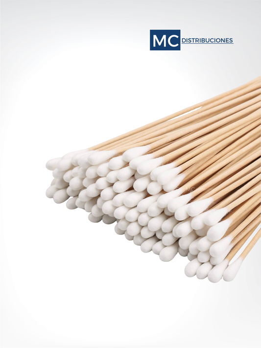 Aplicadores De Madera Con Algodón