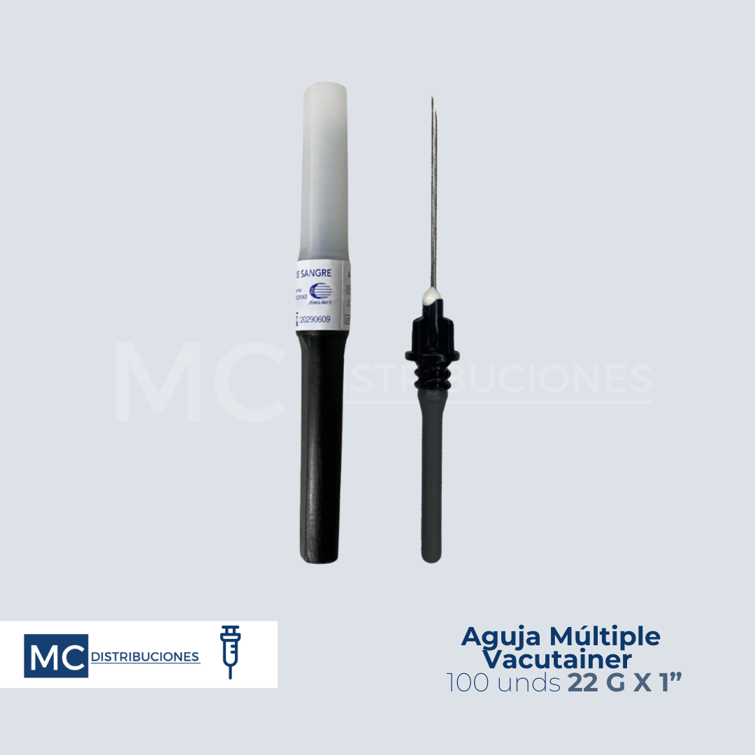 Aguja Múltiple Vacutainer x100