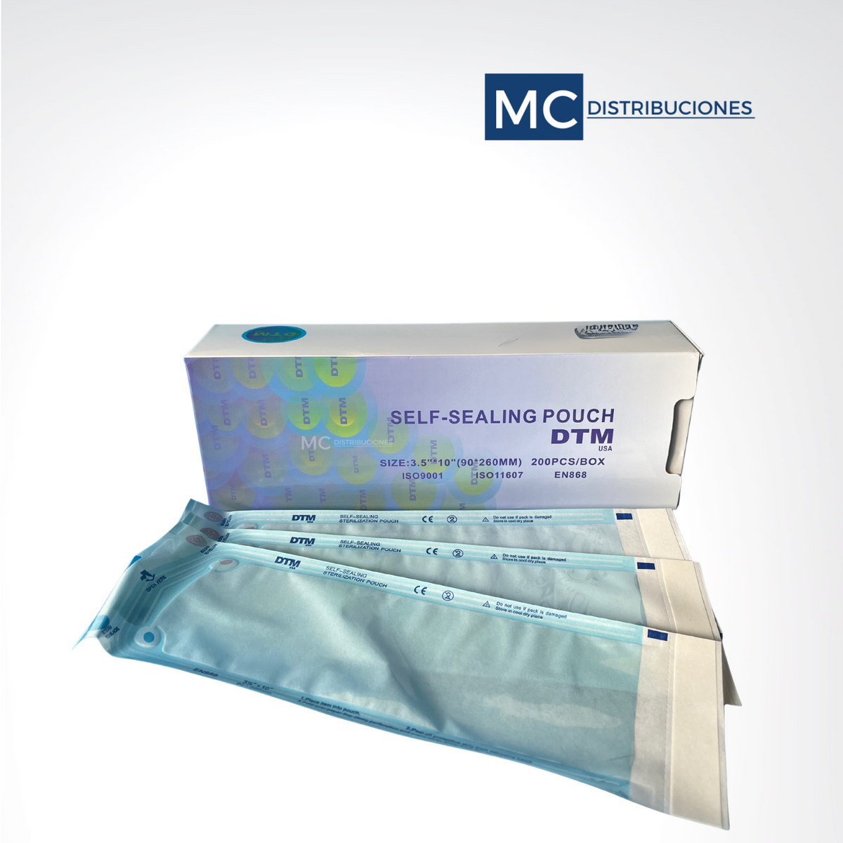 Bolsa para Esterilizar x200 Unds Autosellado