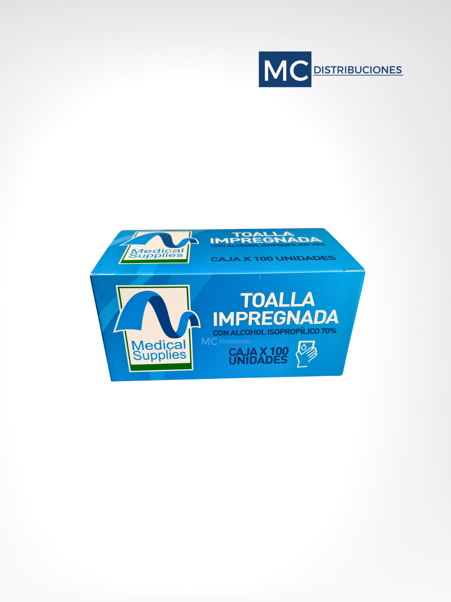 Toalla Impregnada con Alcohol