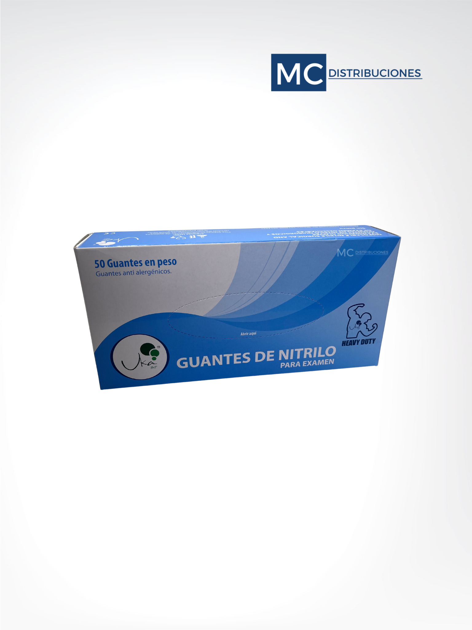 Guantes de Nitrilo HD Heavy Duty Trabajo Pesado Calibre 12 y 18