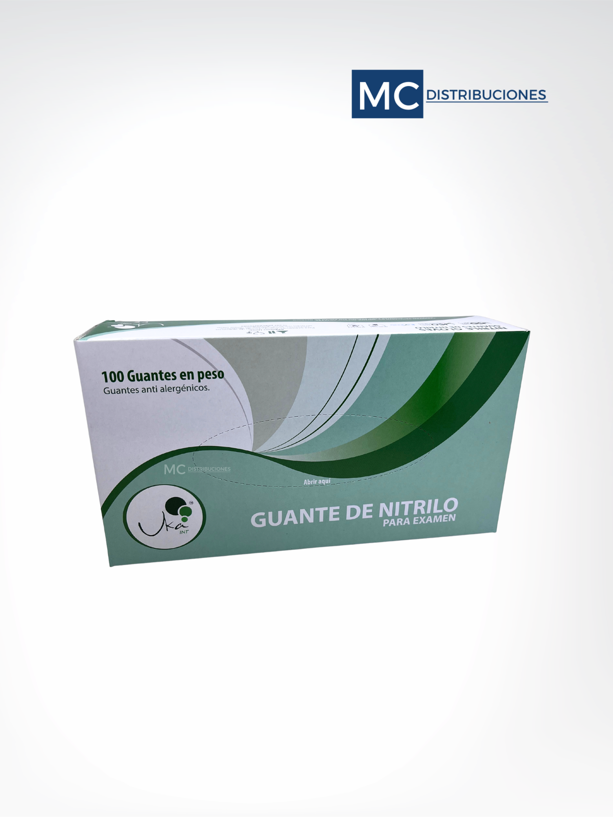 Guantes de Nitrilo Verde Manzana