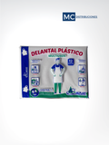 Delantal Plástico Desechable x12 Unds