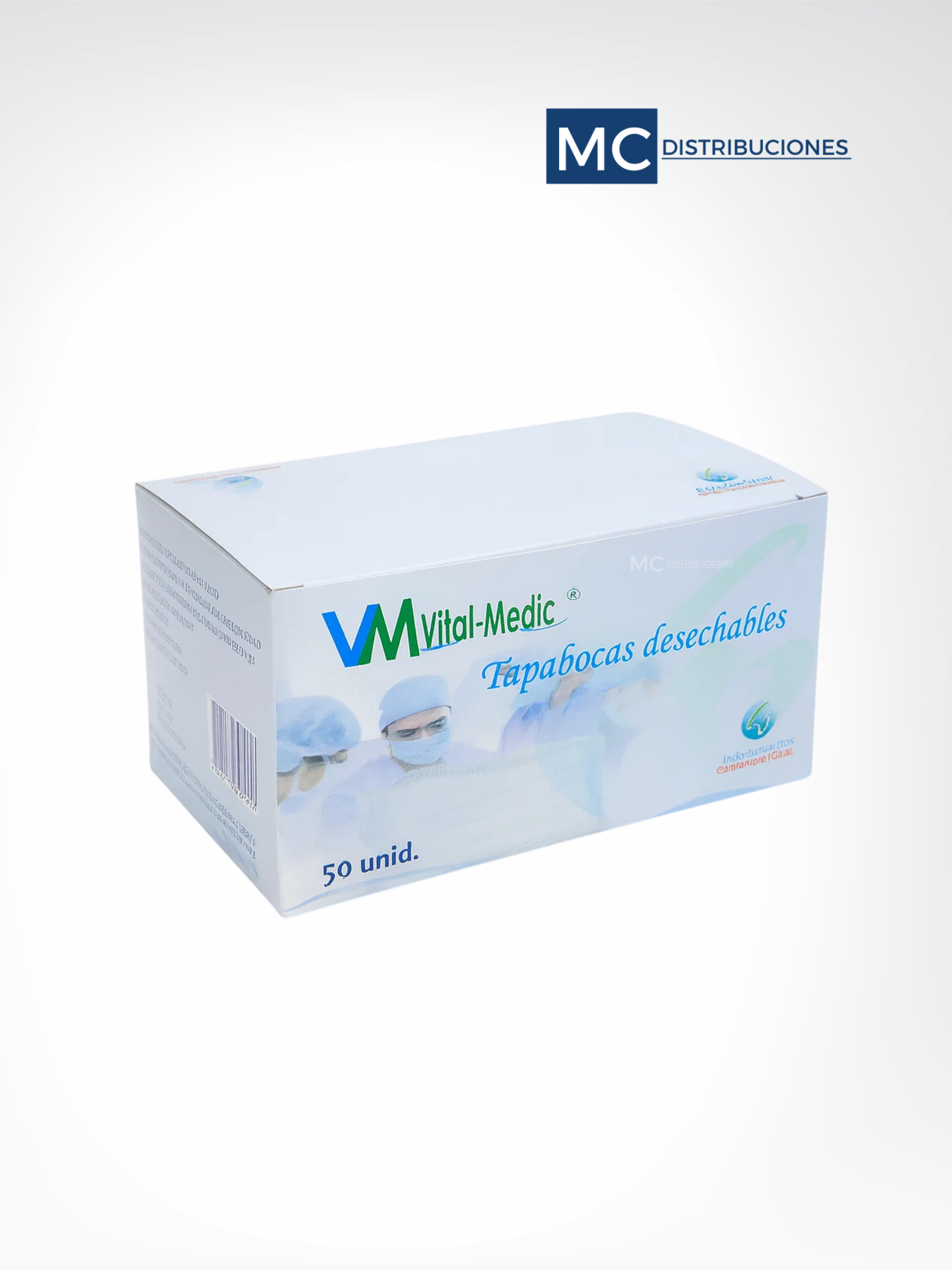 Tapabocas Mascarilla Termosellado Caja x 50 unidades