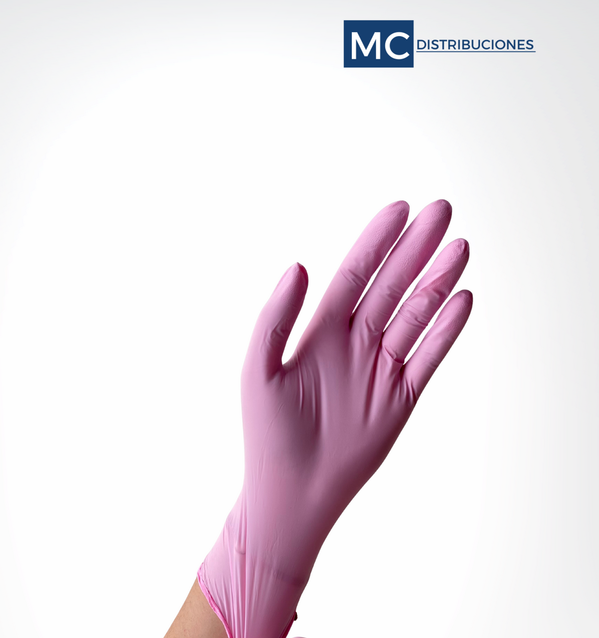 Guantes de Nitrilo Rosado Caja x100 Unds